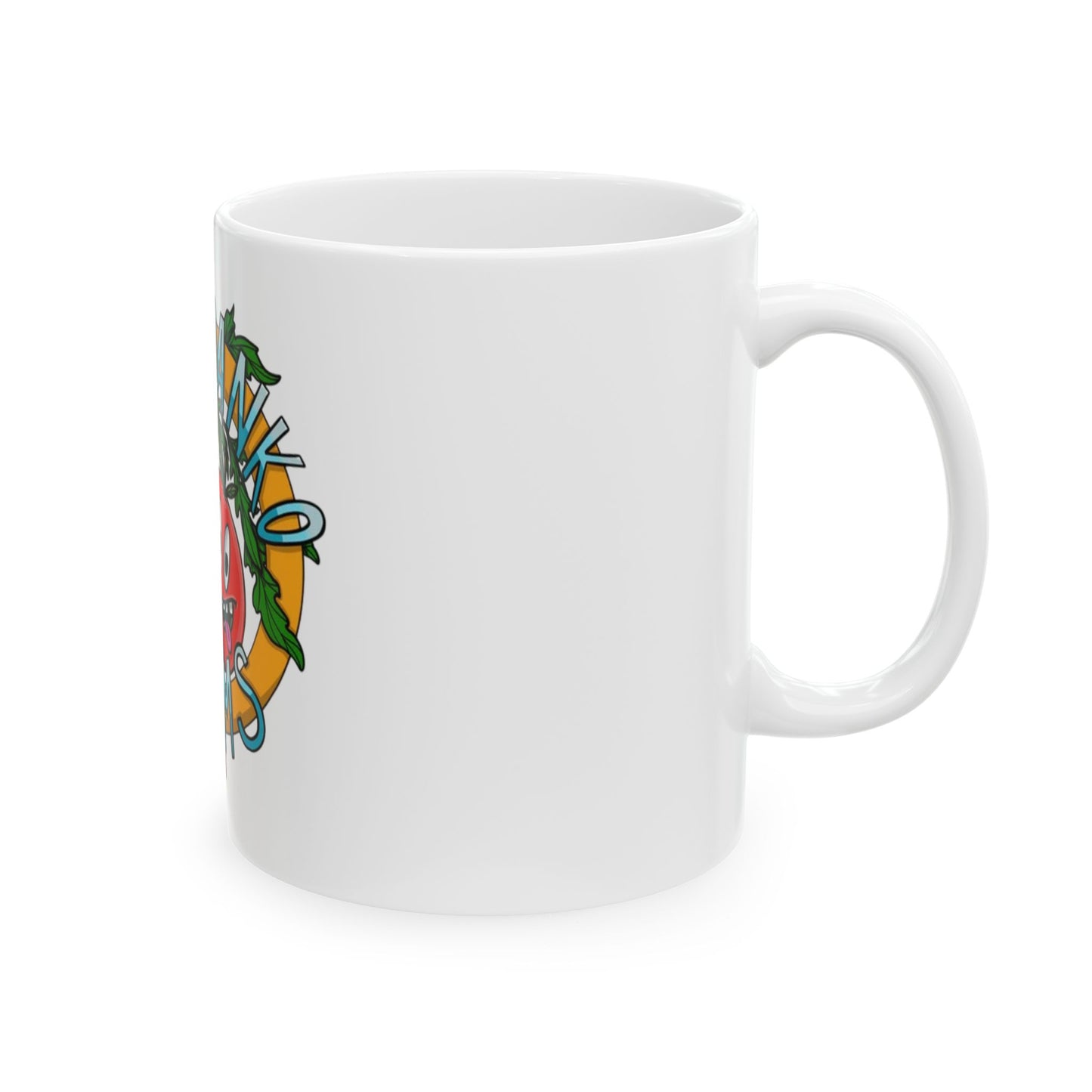 Chandanko Farms Logo Ceramic Coffee Mug – Funny Farm Logo 11oz/15oz