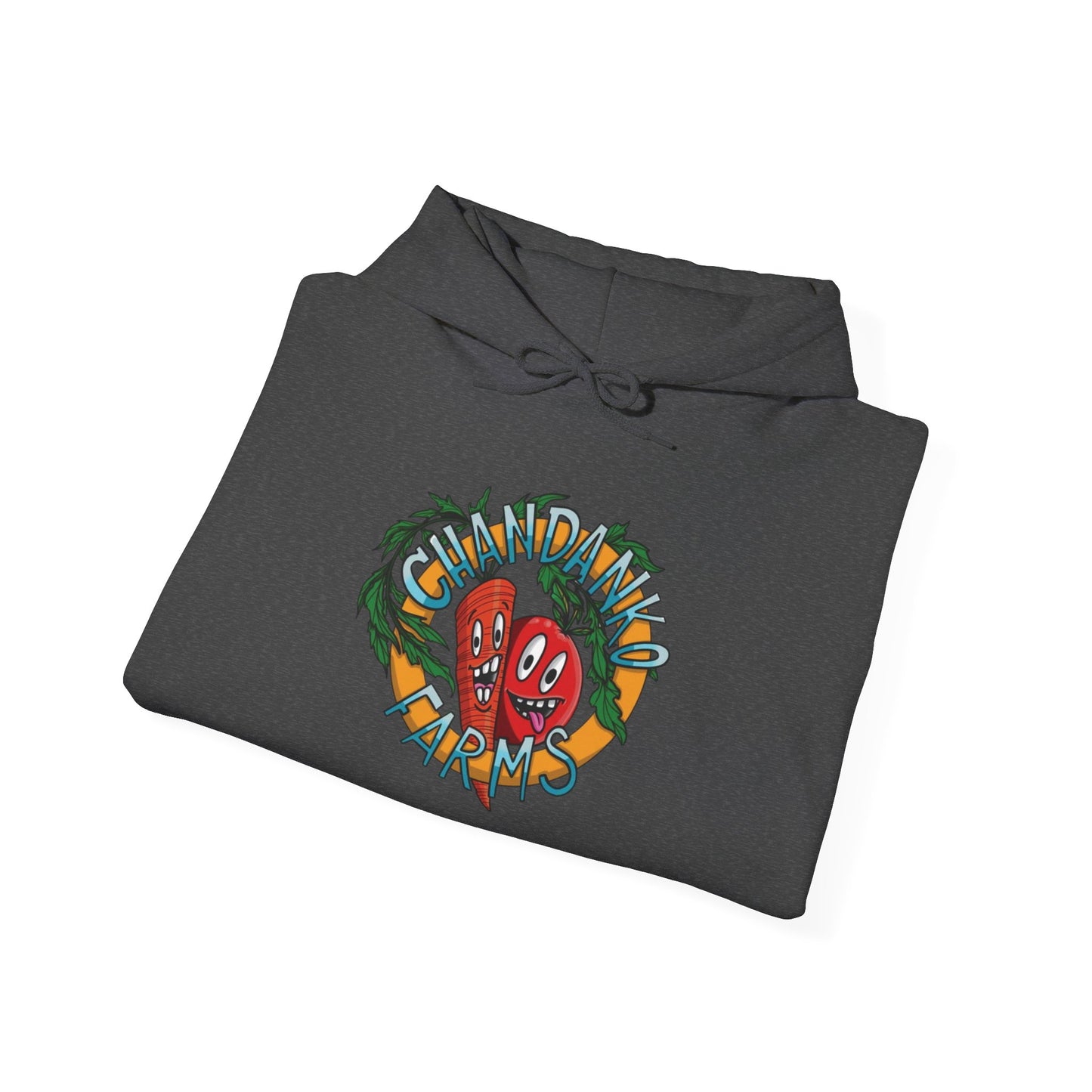 Chandanko Farms Logo Graphic Hoodie – 'Fill Your Lawn / Grow Food' Sleeve Design