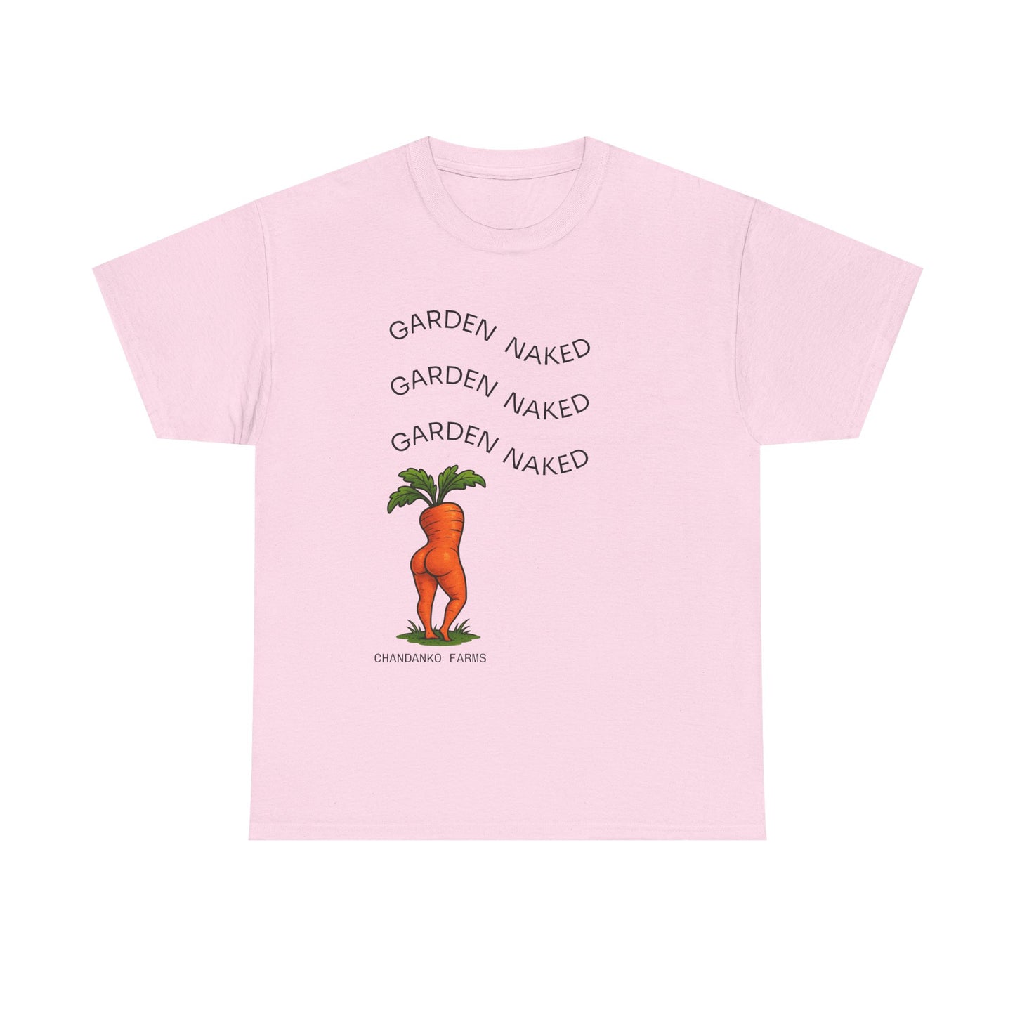 Garden Naked Carrot T-Shirt — Funny Gardening Veggie Tee