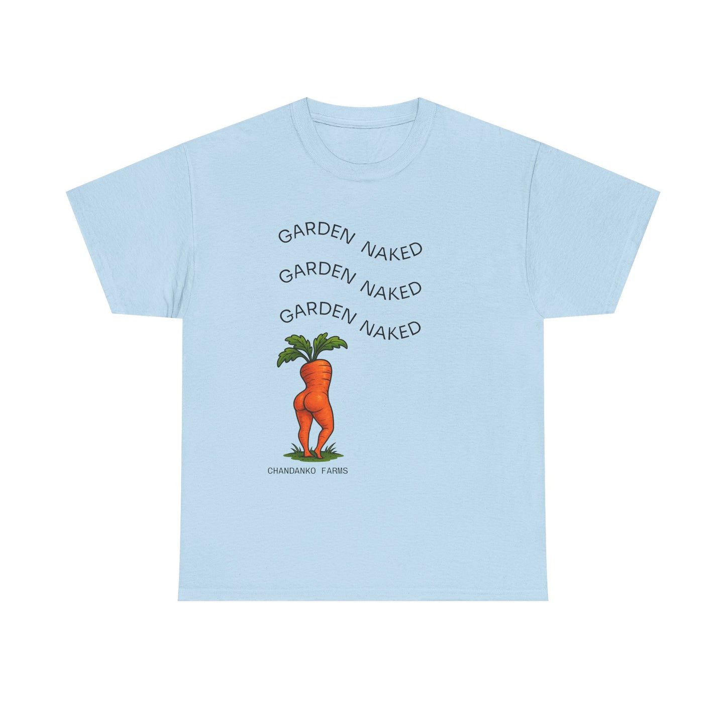 Garden Naked Carrot T-Shirt — Funny Gardening Veggie Tee