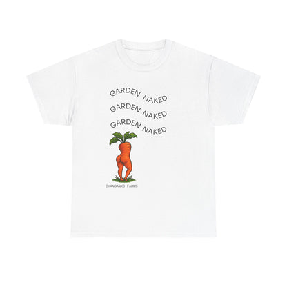 Garden Naked Carrot T-Shirt — Funny Gardening Veggie Tee