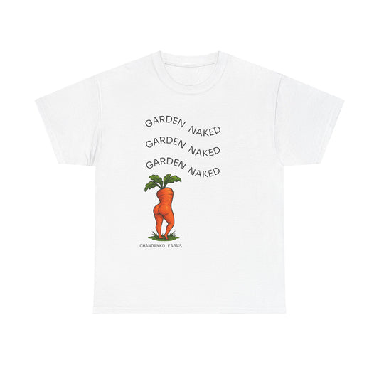 Garden Naked Carrot T-Shirt — Funny Gardening Veggie Tee