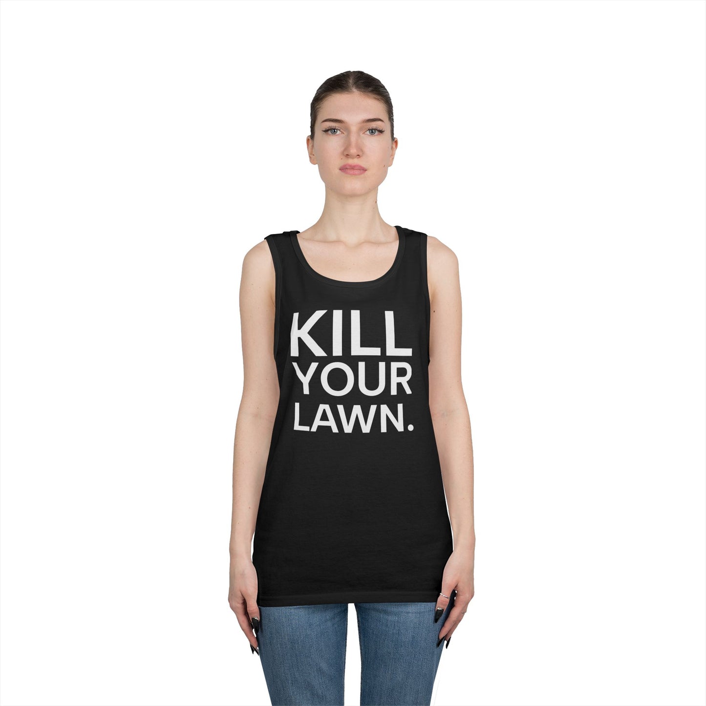 Tank Top — "Kill Your Lawn. Grow Food." Garden Activist Tee