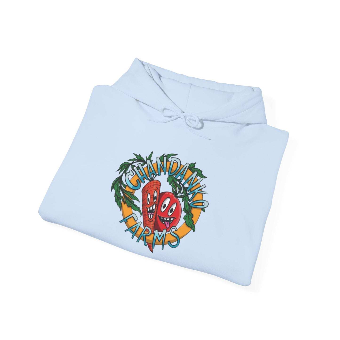 Chandanko Farms Logo Graphic Hoodie – 'Fill Your Lawn / Grow Food' Sleeve Design