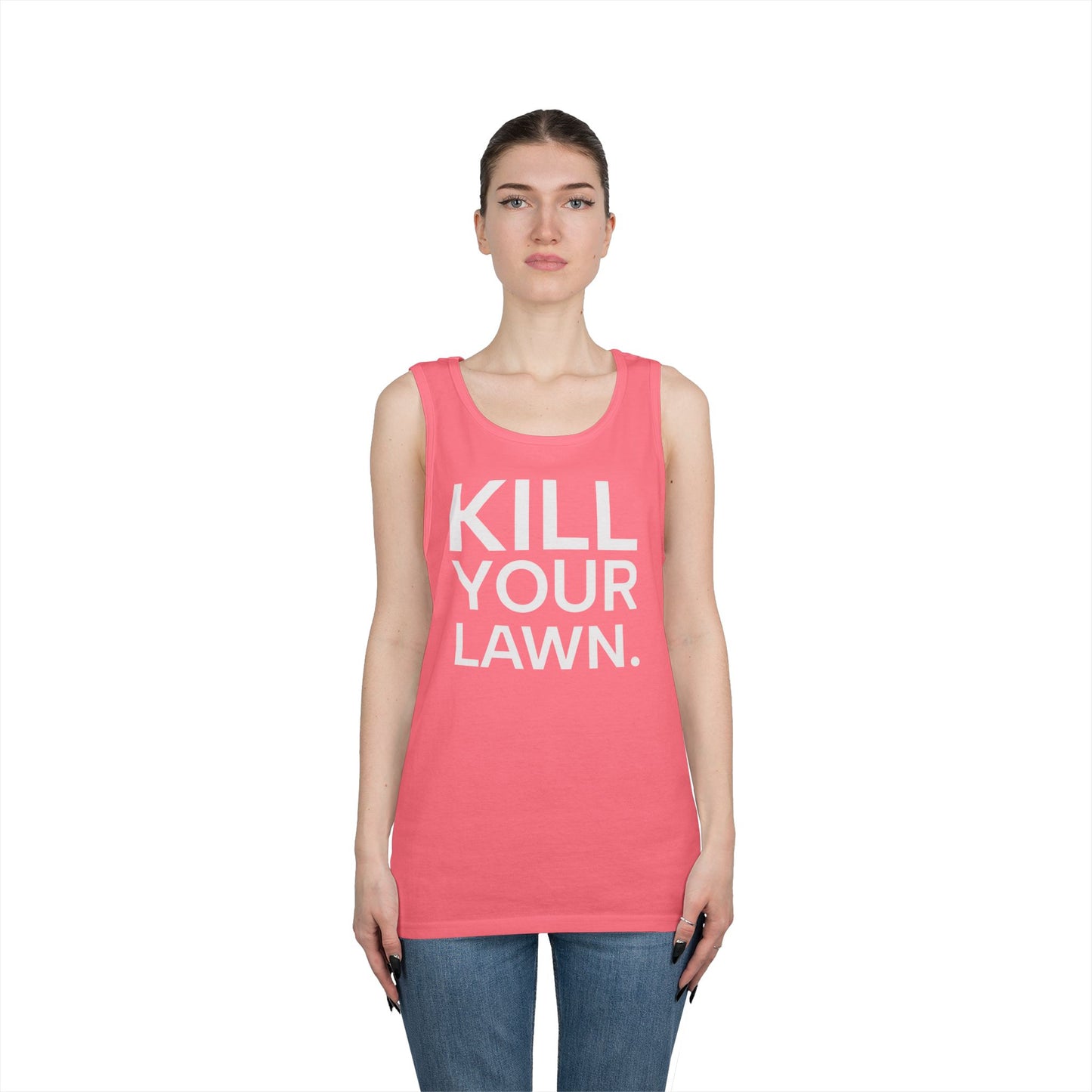 Tank Top — "Kill Your Lawn. Grow Food." Garden Activist Tee