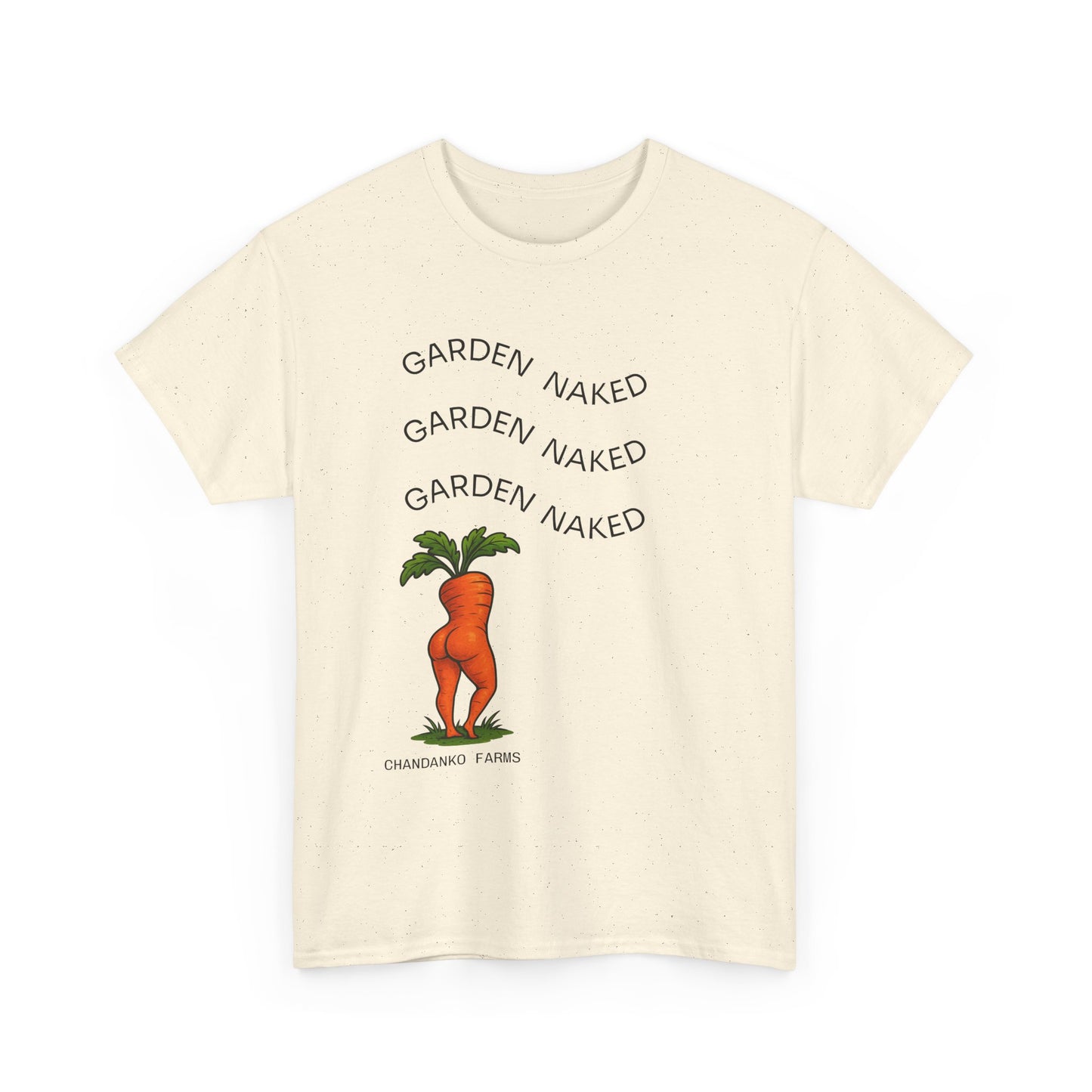 Garden Naked Carrot T-Shirt — Funny Gardening Veggie Tee