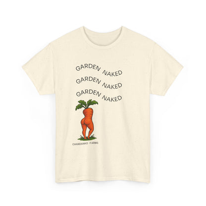 Garden Naked Carrot T-Shirt — Funny Gardening Veggie Tee