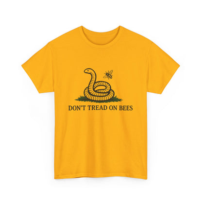 T-Shirt — "Don't Tread On Bees" Snake & Bee Graphic Tee (Chandanko Farms Florida)