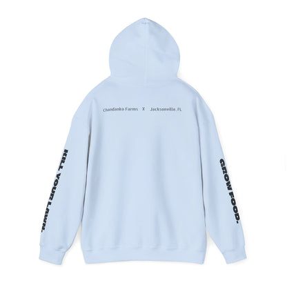 "I'd Pickle That" Graphic Hoodie – 'Kill Your Lawn / Grow Food' Sleeve Design