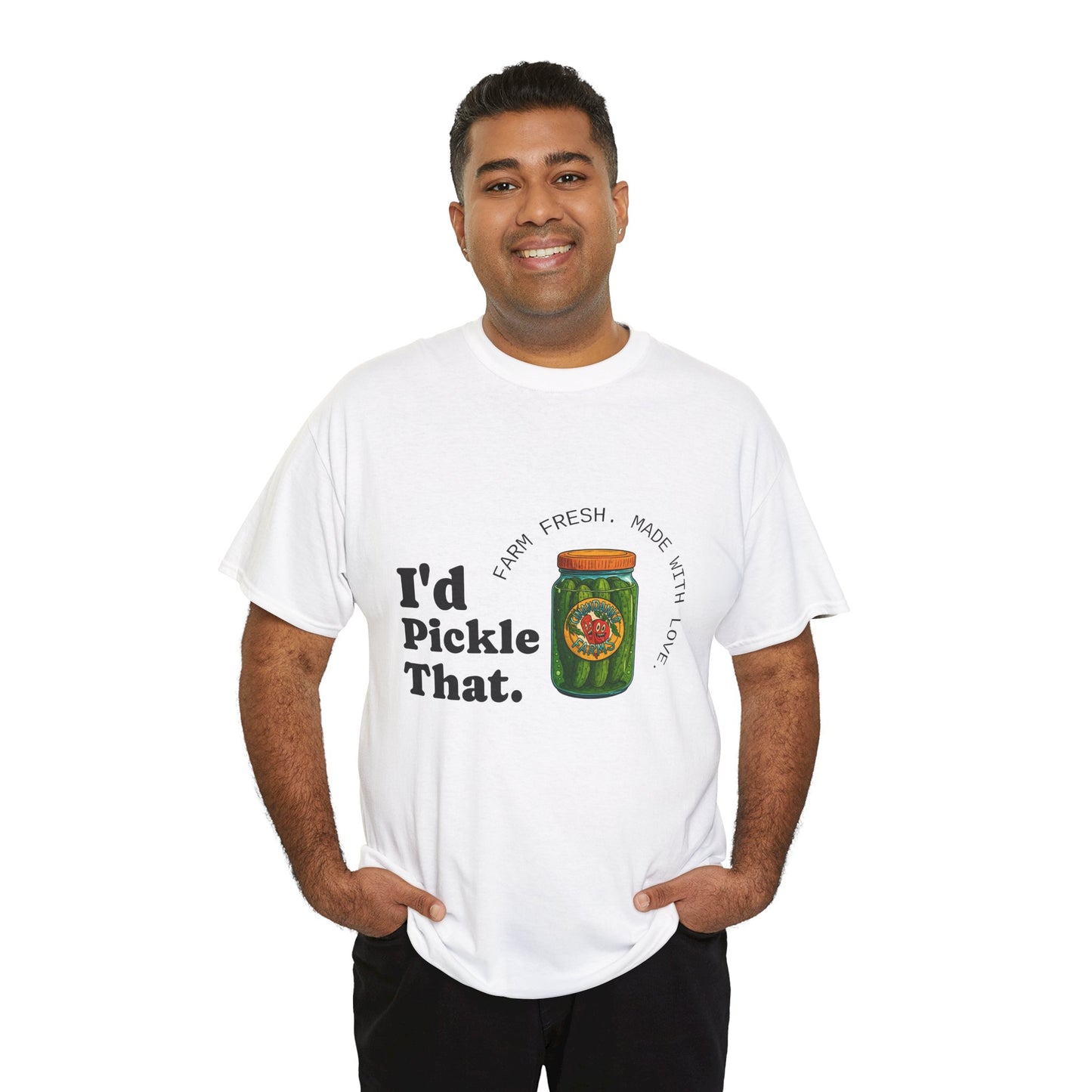 T-Shirt — "I'd Pickle That" Funny Pickle Jar Graphic Tee