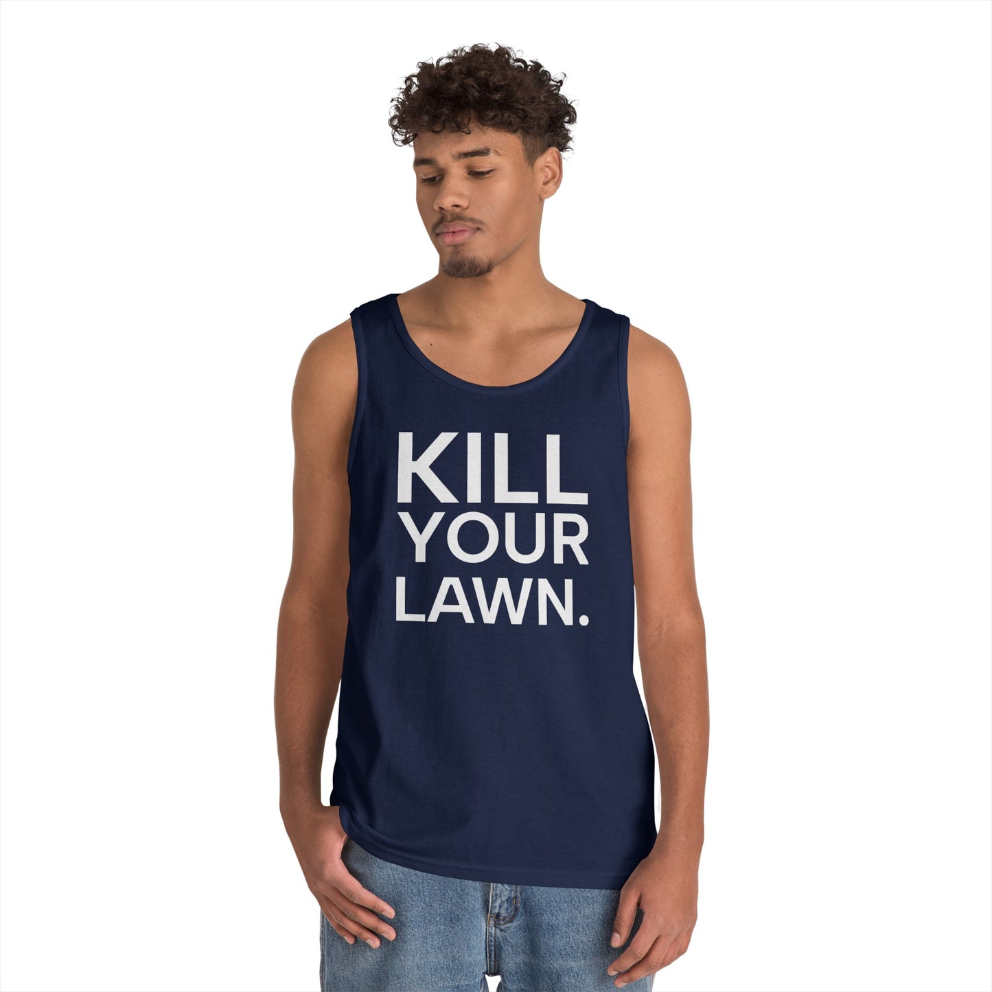 Tank Top — "Kill Your Lawn. Grow Food." Garden Activist Tee