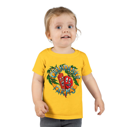 Toddler T-Shirt — Granddad Farms Cute Cartoon Veggies Tee
