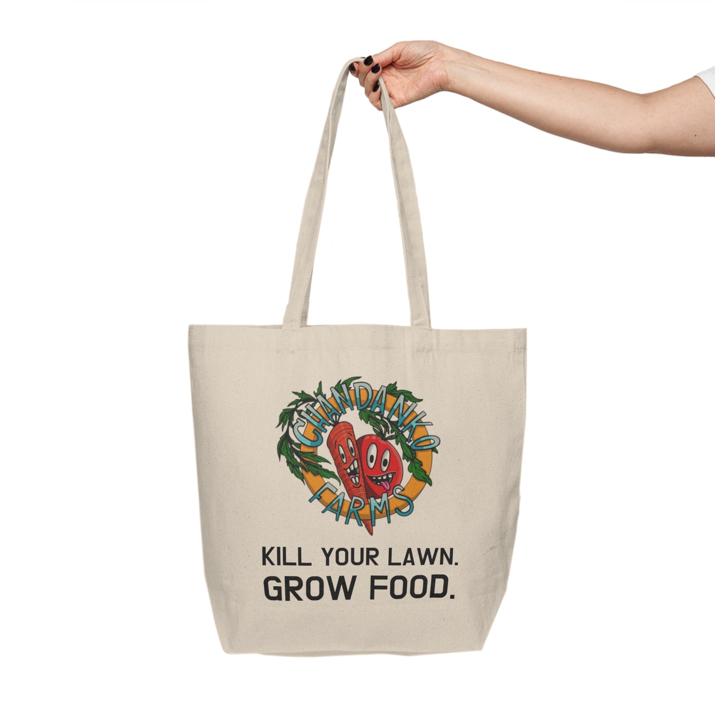 Canvas Tote — "Don't Tread on Bees" & "Don't Get Into a Pickle" Eco-Friendly Grocery Bag