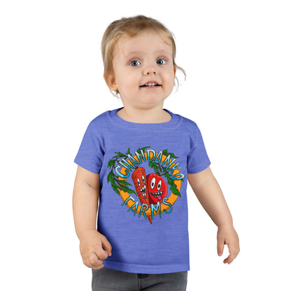 Toddler T-Shirt — Granddad Farms Cute Cartoon Veggies Tee
