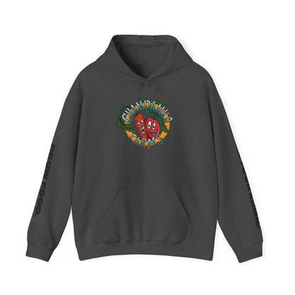 Chandanko Farms Logo Graphic Hoodie – 'Fill Your Lawn / Grow Food' Sleeve Design