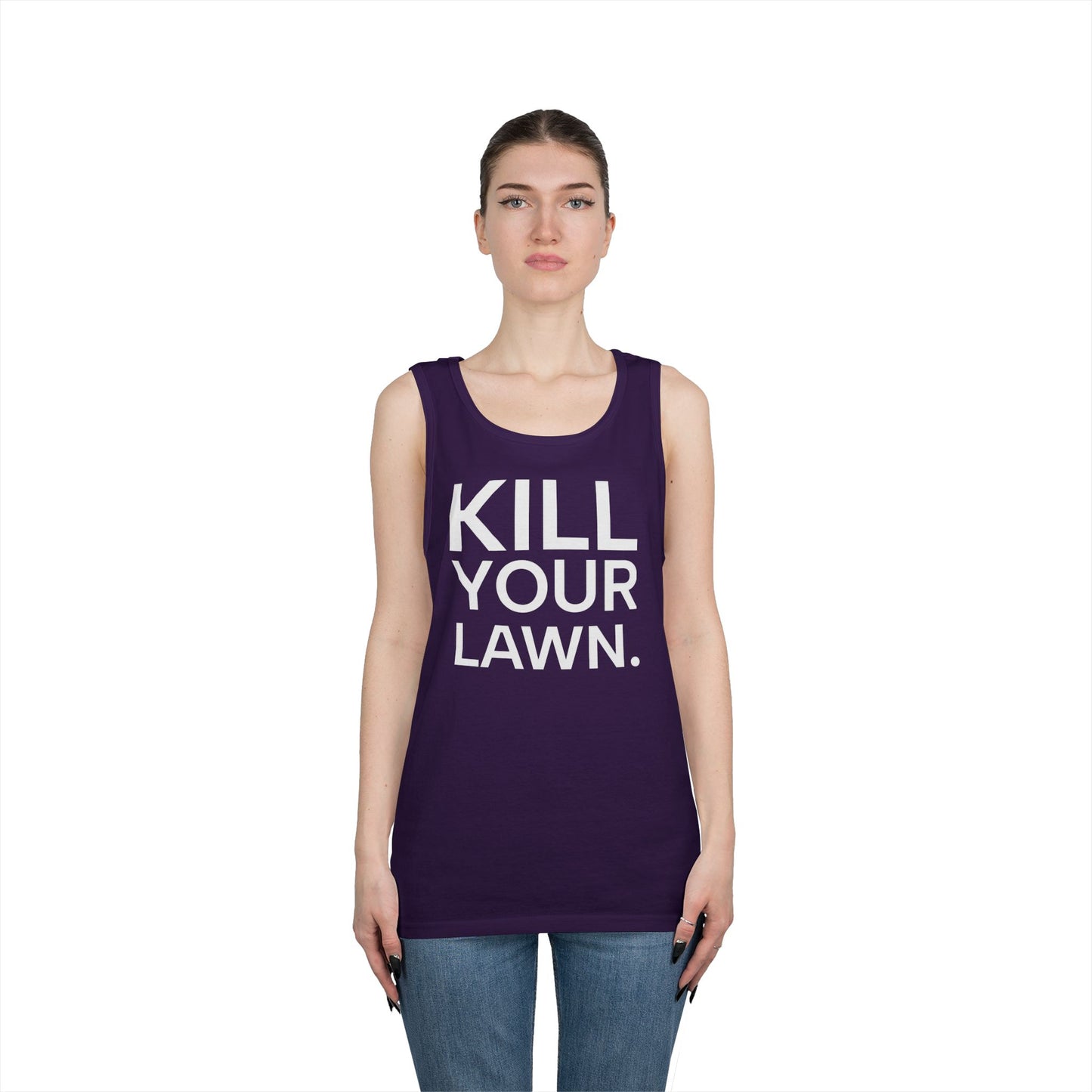 Tank Top — "Kill Your Lawn. Grow Food." Garden Activist Tee