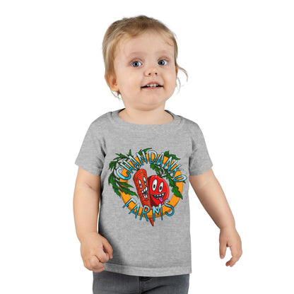 Toddler T-Shirt — Granddad Farms Cute Cartoon Veggies Tee