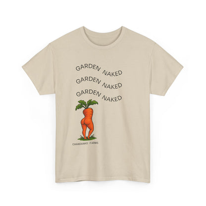 Garden Naked Carrot T-Shirt — Funny Gardening Veggie Tee