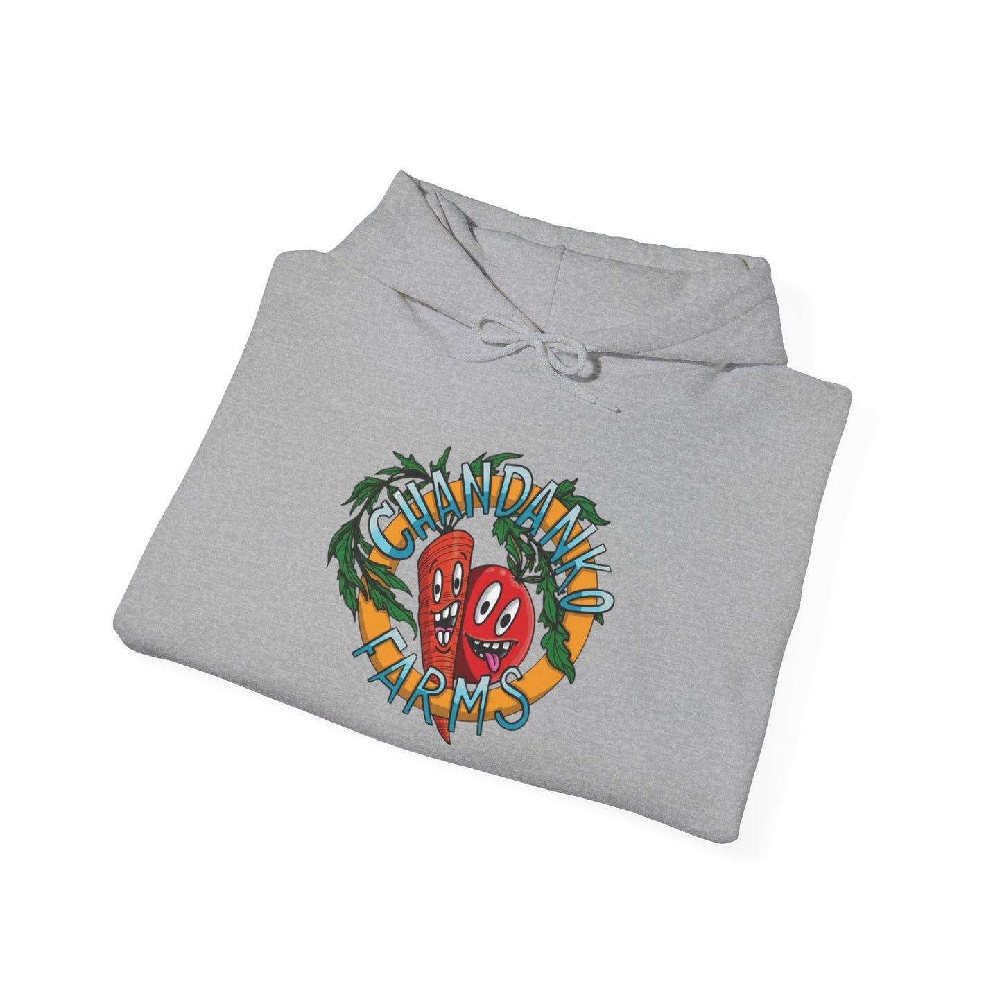 Chandanko Farms Logo Graphic Hoodie – 'Fill Your Lawn / Grow Food' Sleeve Design