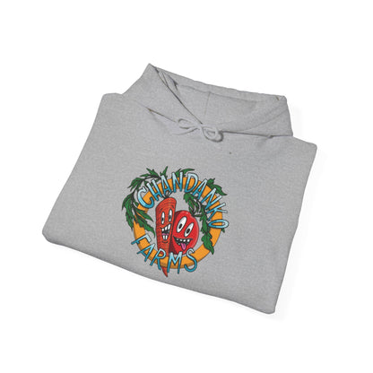 Chandanko Farms Logo Graphic Hoodie – 'Fill Your Lawn / Grow Food' Sleeve Design