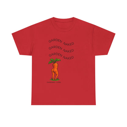 Garden Naked Carrot T-Shirt — Funny Gardening Veggie Tee
