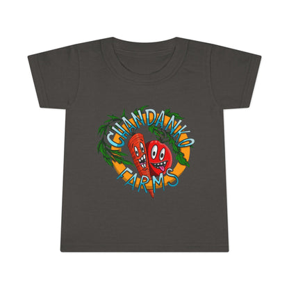 Toddler T-Shirt — Granddad Farms Cute Cartoon Veggies Tee
