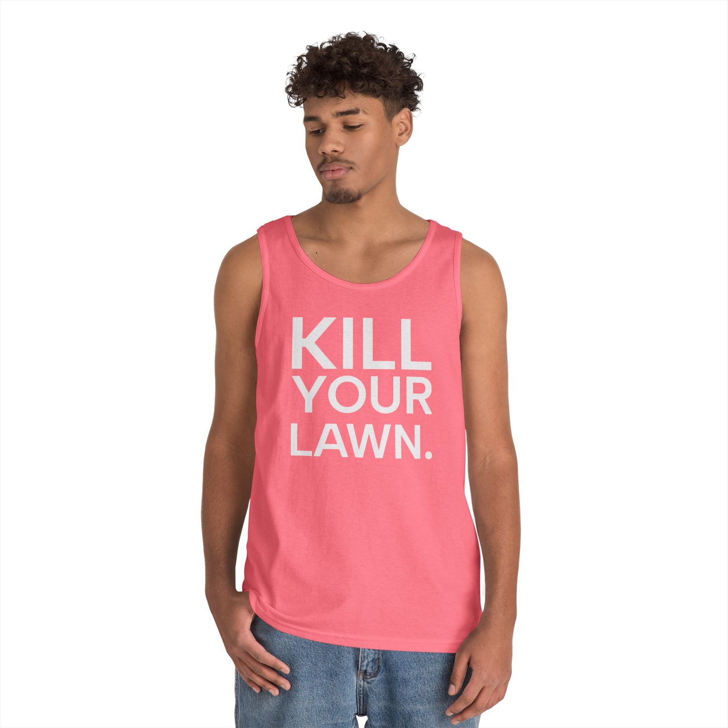 Tank Top — "Kill Your Lawn. Grow Food." Garden Activist Tee