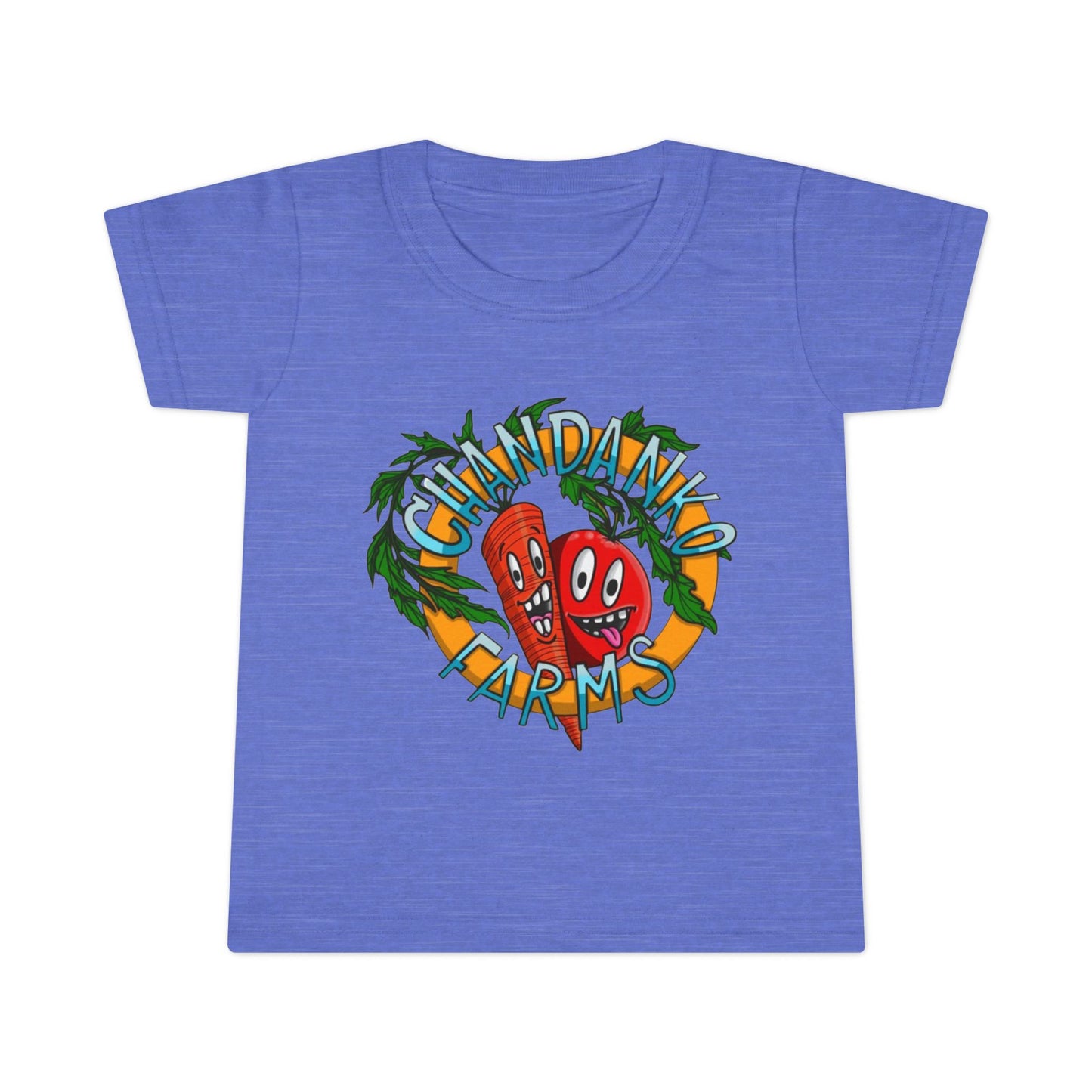 Toddler T-Shirt — Granddad Farms Cute Cartoon Veggies Tee