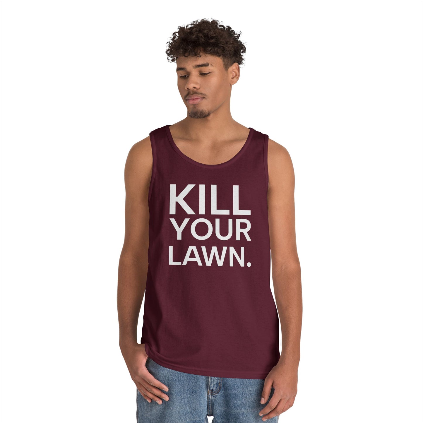 Tank Top — "Kill Your Lawn. Grow Food." Garden Activist Tee
