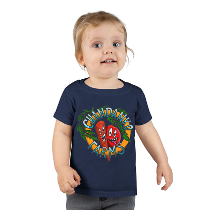 Toddler T-Shirt — Granddad Farms Cute Cartoon Veggies Tee