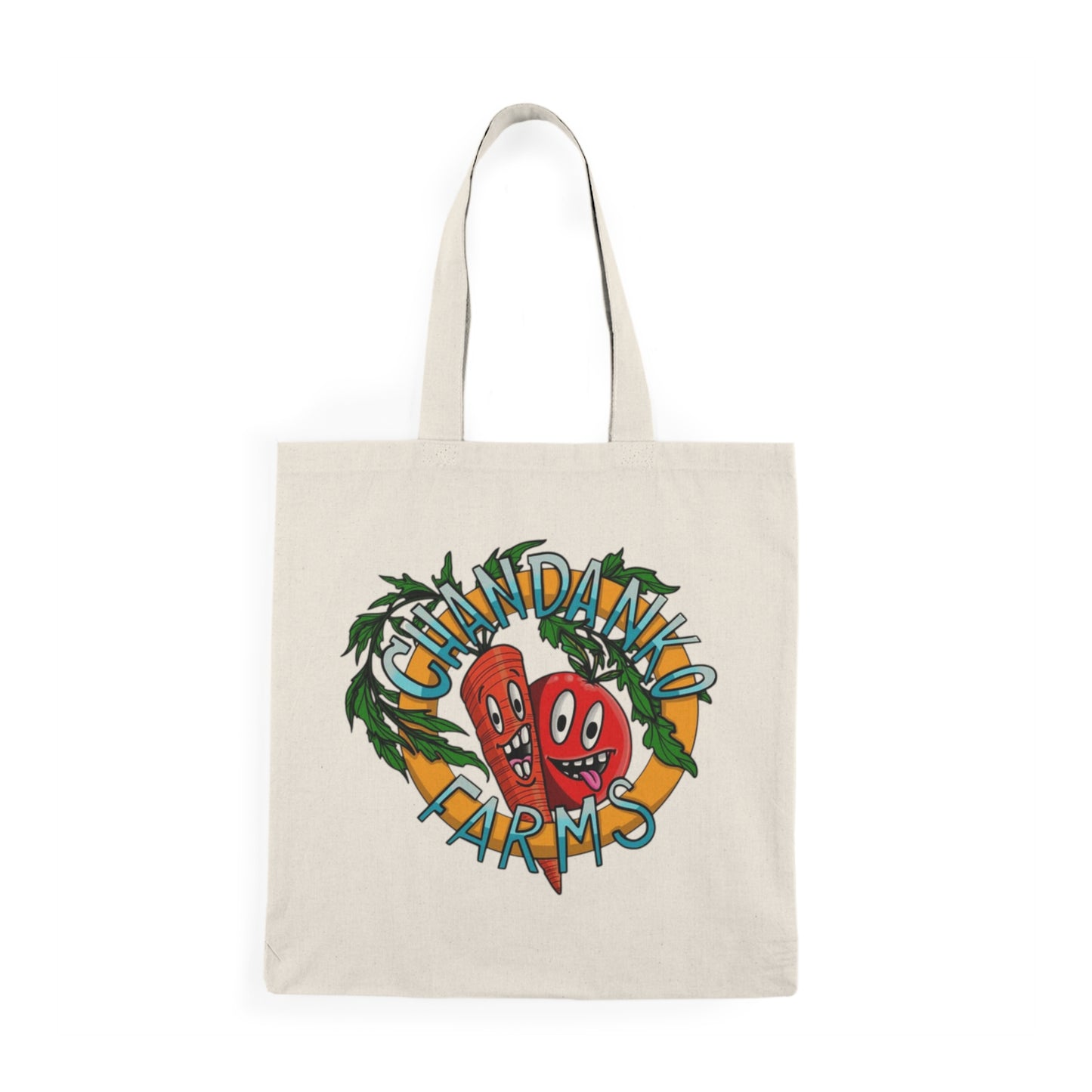 Funny Garden Tote Bag — "Nature Knows No Bounds" Booty Carrot Design