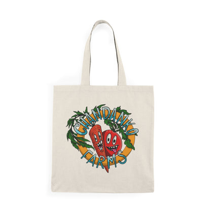Funny Garden Tote Bag — "Nature Knows No Bounds" Booty Carrot Design