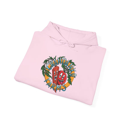 Chandanko Farms Logo Graphic Hoodie – 'Fill Your Lawn / Grow Food' Sleeve Design