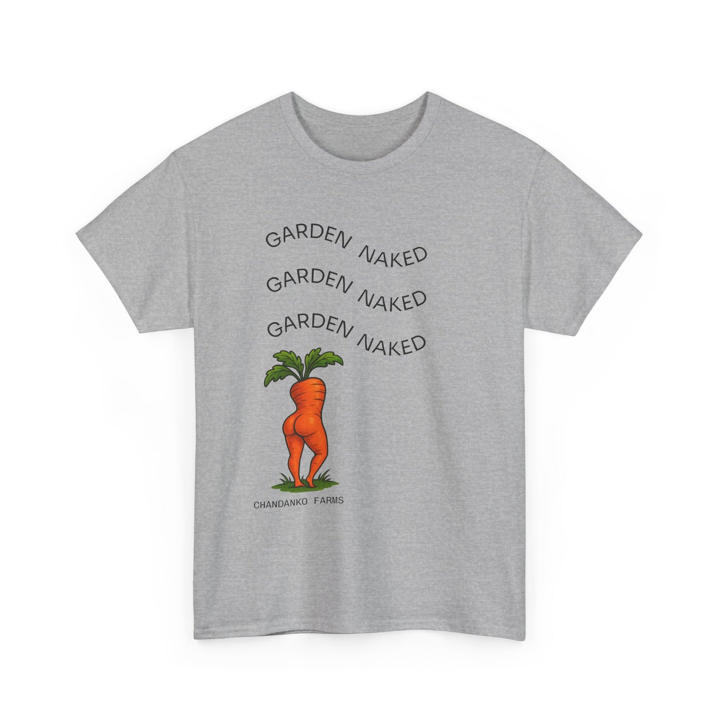 Garden Naked Carrot T-Shirt — Funny Gardening Veggie Tee