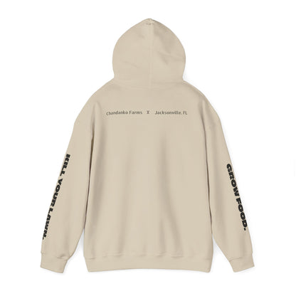 "I'd Pickle That" Graphic Hoodie – 'Kill Your Lawn / Grow Food' Sleeve Design