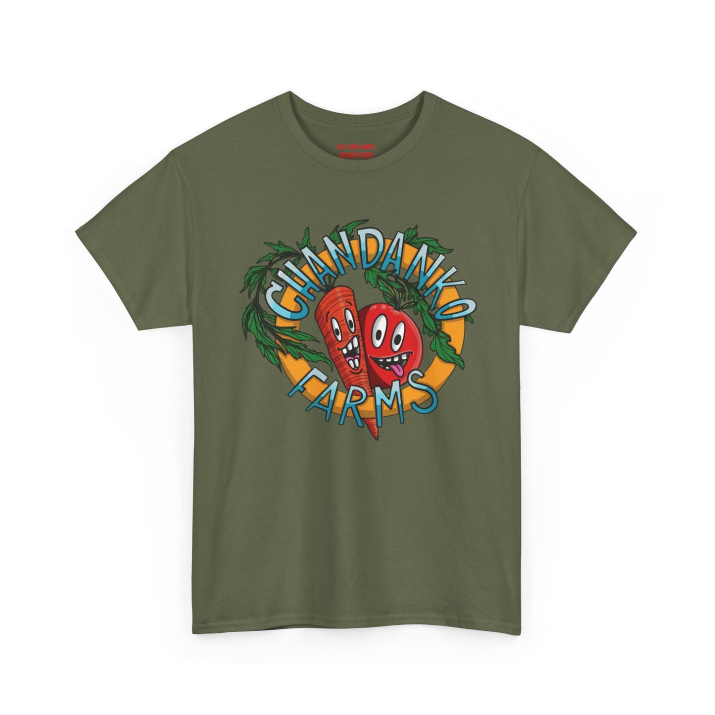 Chandanko Farms Logo Graphic Tee — Goofy Veggies Logo