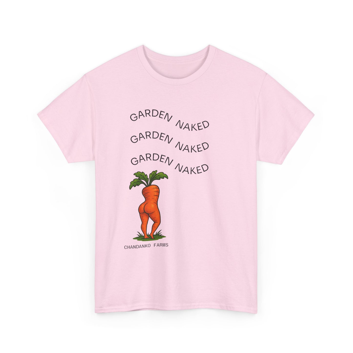 Garden Naked Carrot T-Shirt — Funny Gardening Veggie Tee