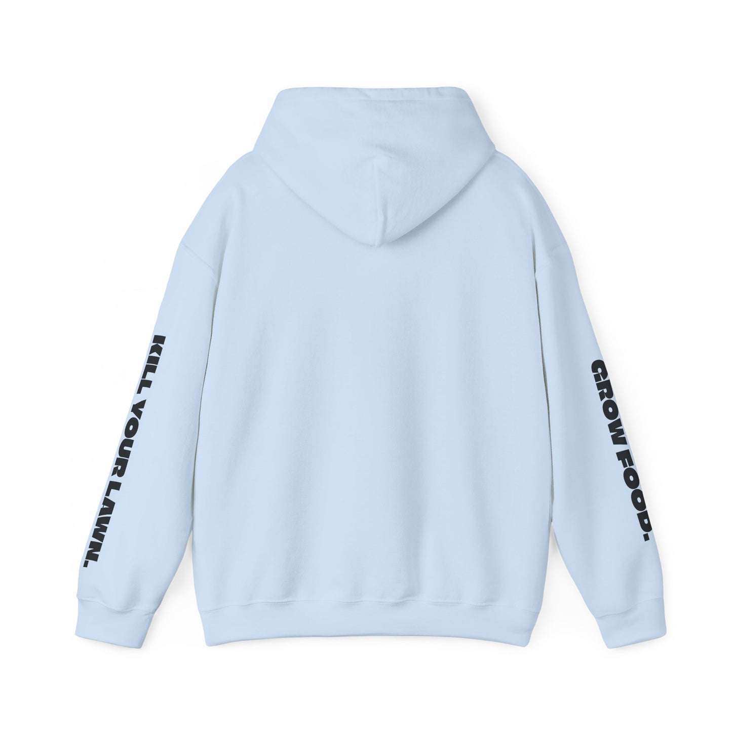 Chandanko Farms Logo Graphic Hoodie – 'Fill Your Lawn / Grow Food' Sleeve Design