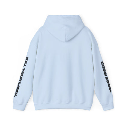 Chandanko Farms Logo Graphic Hoodie – 'Fill Your Lawn / Grow Food' Sleeve Design